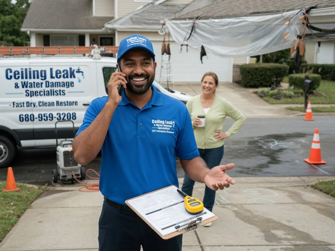 Ceiling Leak Cleanup Hurdle Mills, NC FAQs